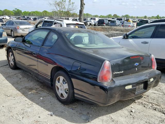 2G1WW12E239442000 - 2003 CHEVROLET MONTE CARL 黑色 照片 3