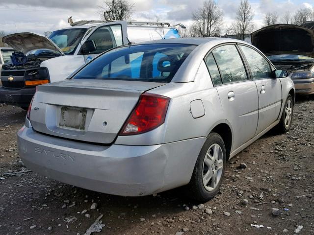 1G8AJ55FX7Z163279 - 2007 SATURN ION LEVEL SILVER photo 4