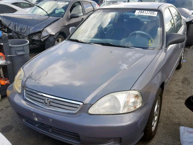 2HGEJ6611XH517983 - 1999 HONDA CIVIC BASE GRAY photo 2