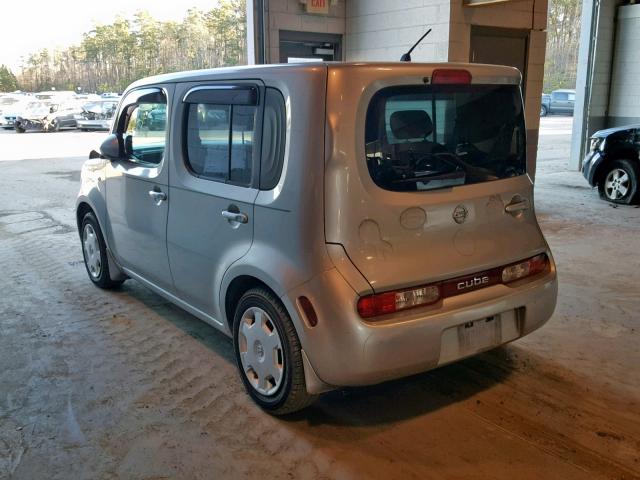 JN8AZ28R39T114972 - 2009 NISSAN CUBE BASE SILVER photo 3