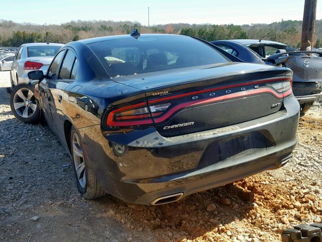 2C3CDXHG6HH523109 - 2017 DODGE CHARGER SX BLACK photo 3