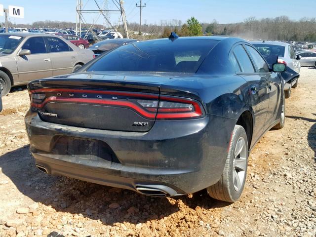 2C3CDXHG6HH523109 - 2017 DODGE CHARGER SX BLACK photo 4