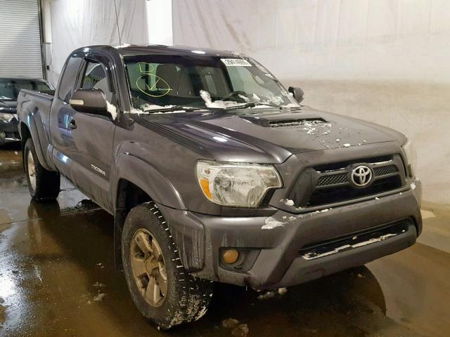 5TFUU4EN4DX057526 - 2013 TOYOTA TACOMA GRAY photo 1