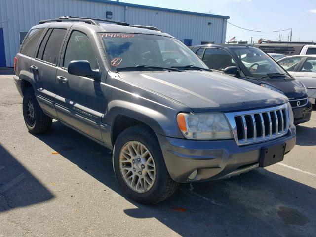 1J4GW58N24C162608 - 2004 JEEP GRAND CHER GRAY photo 1