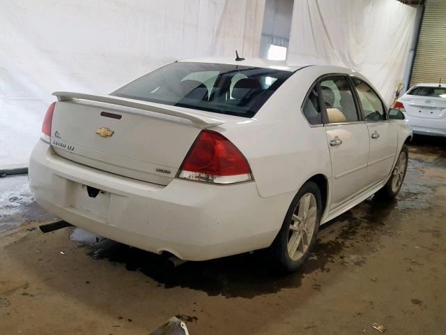 2G1WC5E3XE1112679 - 2014 CHEVROLET IMPALA LIM WHITE photo 4