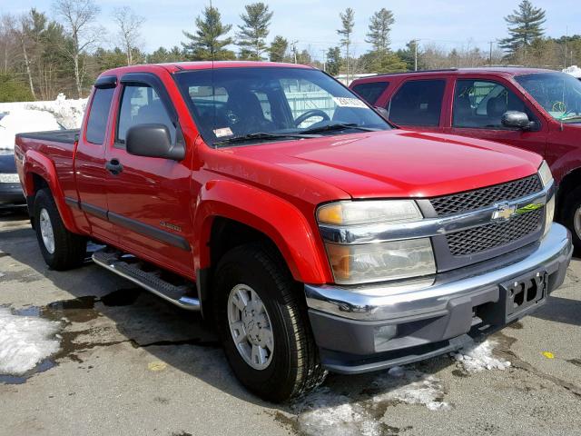 1GCDT196X48179774 - 2004 CHEVROLET COLORADO RED photo 1