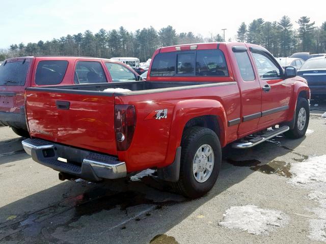 1GCDT196X48179774 - 2004 CHEVROLET COLORADO RED photo 4