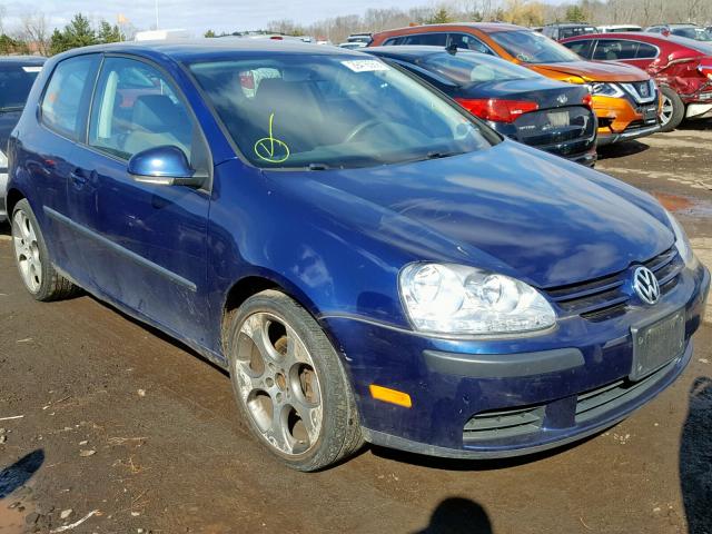 WVWAS71KX7W021744 - 2007 VOLKSWAGEN RABBIT BLUE photo 1