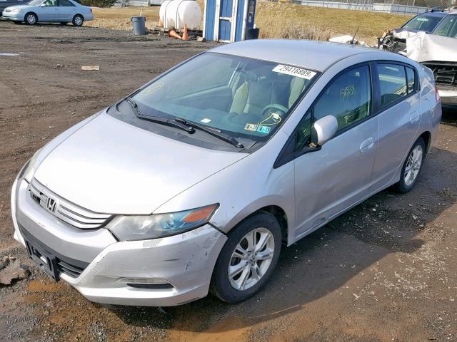 JHMZE2H71AS023152 - 2010 HONDA INSIGHT EX SILVER photo 2