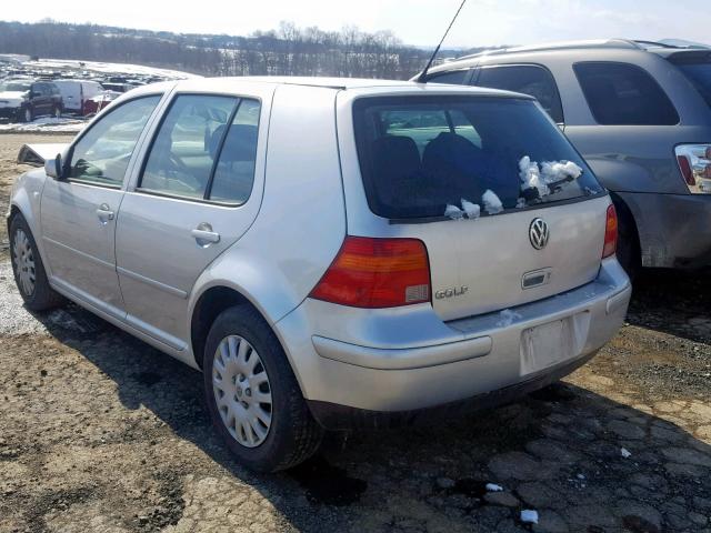 9BWFL61J354008921 - 2005 VOLKSWAGEN GOLF GL SILVER photo 3