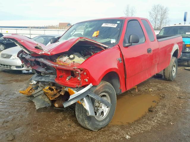 2FTRX18W54CA42941 - 2004 FORD F-150 HERI RED photo 2