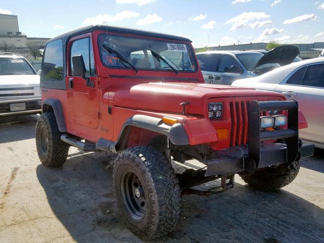 2J4FY29T1KJ137865 - 1989 JEEP WRANGLER / RED photo 1