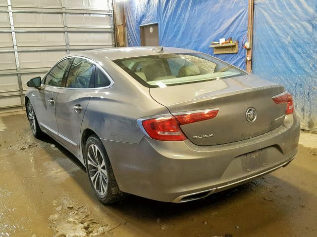 1G4ZP5SS7HU196517 - 2017 BUICK LACROSSE E GRAY photo 3