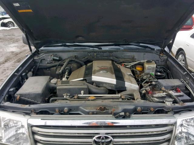 JTEHT05JX32045723 - 2003 TOYOTA LAND CRUIS GRAY photo 7