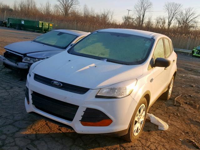 1FMCU0F79EUA92159 - 2014 FORD ESCAPE S WHITE photo 2