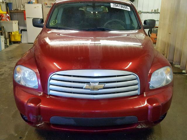 3GNDA13D88S600828 - 2008 CHEVROLET HHR LS Qırmızı foto 9