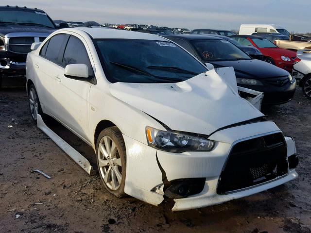 JA32U8FW0DU017725 - 2013 MITSUBISHI LANCER GT WHITE photo 1