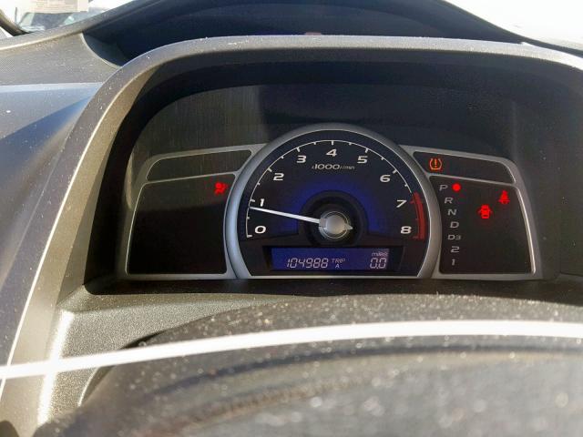 19XFA1F60AE041486 - 2010 HONDA CIVIC LX-S Negro foto 8