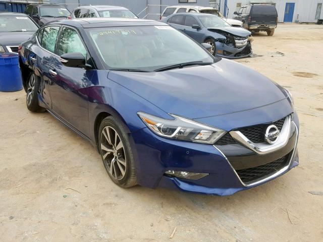 1N4AA6AP4GC392916 - 2016 NISSAN MAXIMA 3.5 BLUE photo 1