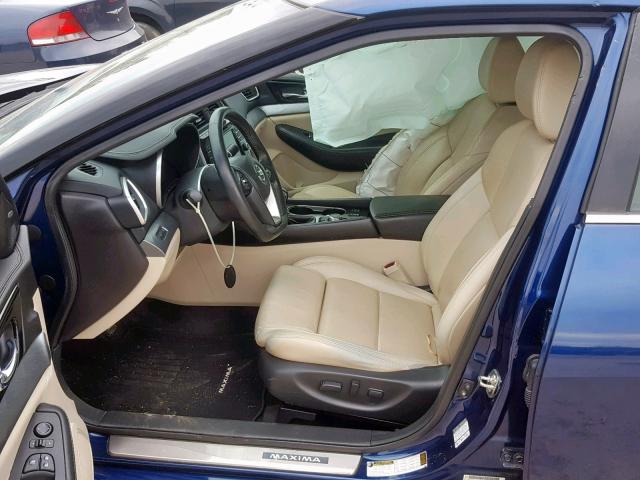 1N4AA6AP4GC392916 - 2016 NISSAN MAXIMA 3.5 BLUE photo 5