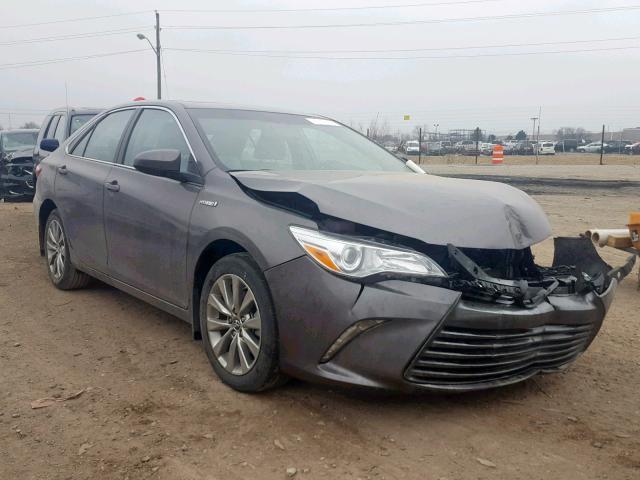 4T1BD1FK3HU216503 - 2017 TOYOTA CAMRY HYBR GRAY photo 1