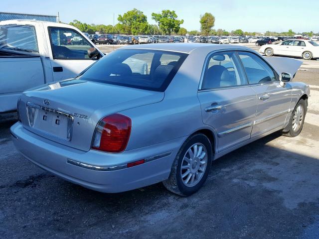 KMHFU45E94A332279 - 2004 HYUNDAI XG 350 SILVER photo 4