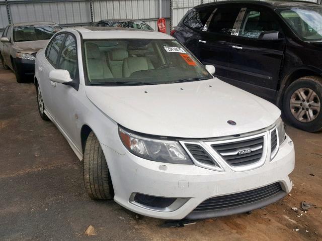 YS3FA4CY7A1613110 - 2010 SAAB 9-3 2.0T WHITE photo 1