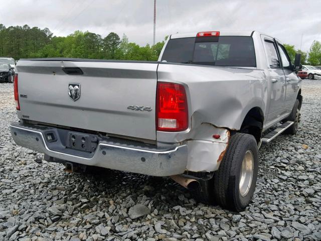 3C63RRHLXFG678577 - 2015 RAM 3500 SLT SILVER photo 4