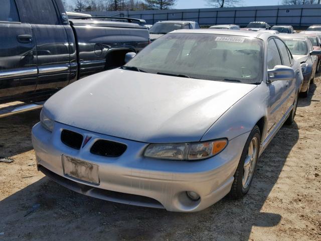 1G2WP52K32F262522 - 2002 PONTIAC GRAND PRIX SILVER photo 2