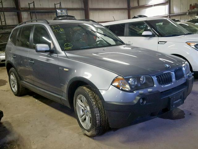 WBXPA93484WA65279 - 2004 BMW X3 3.0I GRAY photo 1