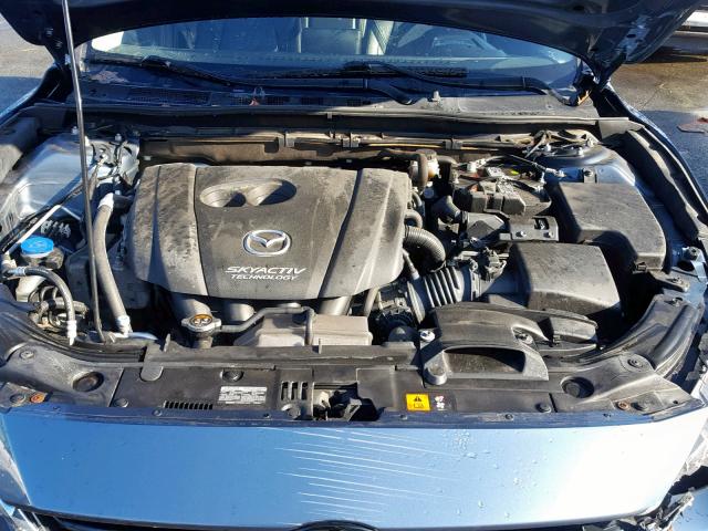 JM1BM1W36E1139667 - 2014 MAZDA 3 GRAND TO BLUE photo 7