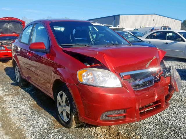 KL1TD5DE6BB230984 - 2011 CHEVROLET AVEO LS RED photo 1