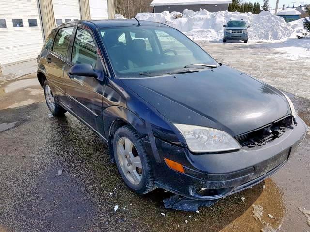 1FAFP37N47W152613 - 2007 FORD FOCUS ZX5 BLACK photo 1