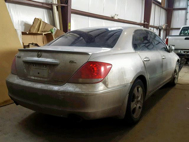 JH4KB16335C800189 - 2005 ACURA RL SILVER photo 4