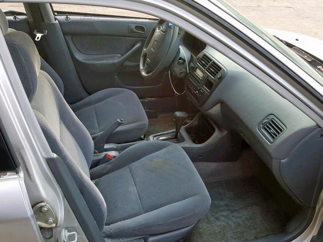 1HGEJ662XWL002197 - 1998 HONDA CIVIC DX SILVER photo 5