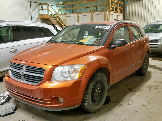 1B3CB4HA5BD294357 - 2011 DODGE CALIBER SX ORANGE photo 2