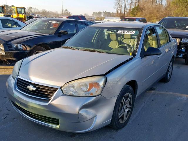 1G1ZS58N17F296824 - 2007 CHEVROLET MALIBU LS SILVER photo 2