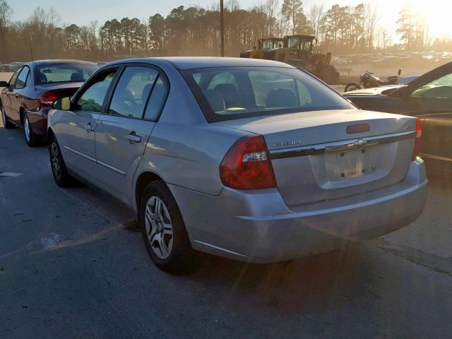 1G1ZS58N17F296824 - 2007 CHEVROLET MALIBU LS SILVER photo 3