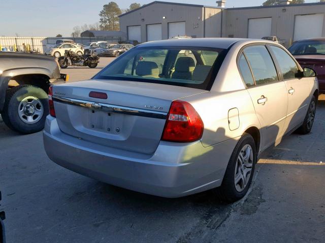 1G1ZS58N17F296824 - 2007 CHEVROLET MALIBU LS SILVER photo 4