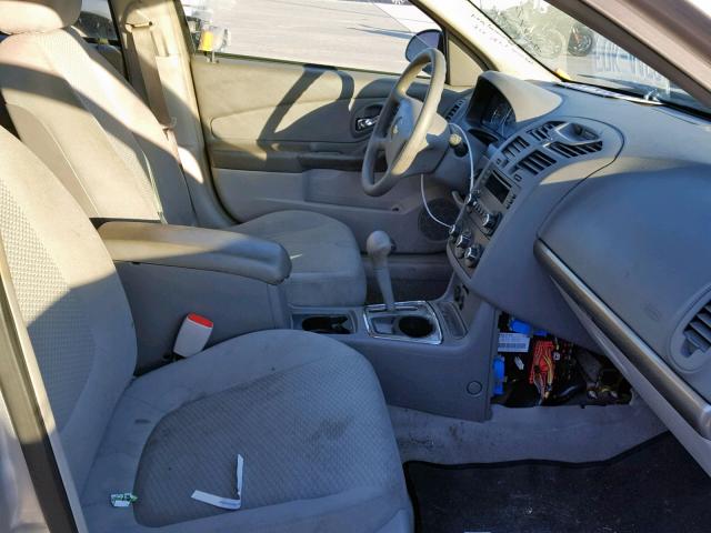 1G1ZS58N17F296824 - 2007 CHEVROLET MALIBU LS SILVER photo 5