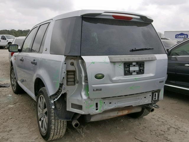 SALFT24N38H060850 - 2008 LAND ROVER LR2 HSE TE SILVER photo 3