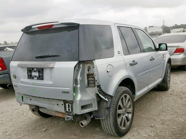 SALFT24N38H060850 - 2008 LAND ROVER LR2 HSE TE SILVER photo 4