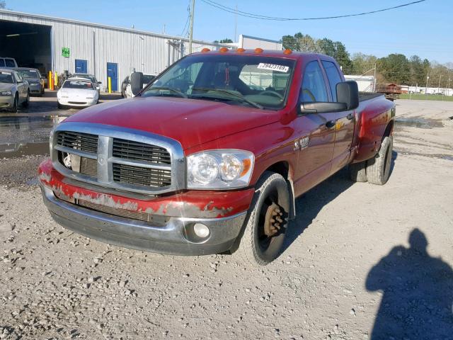 3D7ML48A58G208336 - 2008 DODGE RAM 3500 S RED photo 2