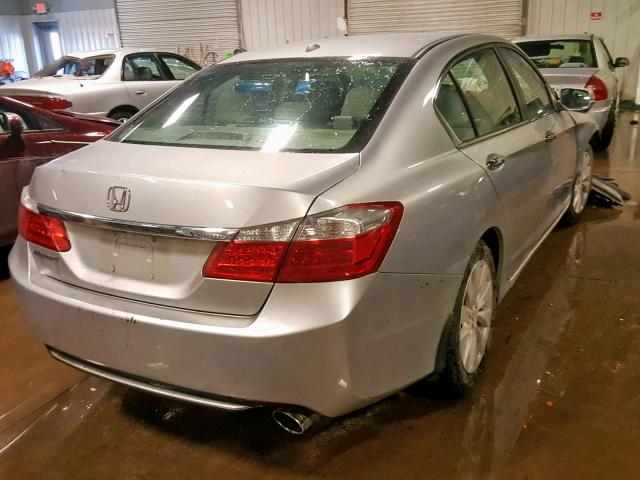 1HGCR2F87EA066690 - 2014 HONDA ACCORD EXL SILVER photo 4