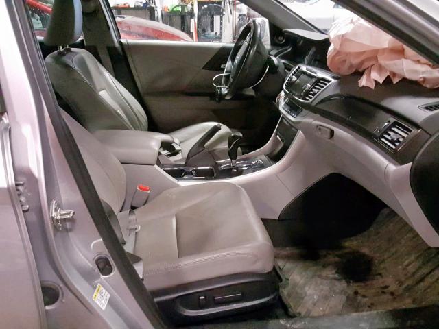 1HGCR2F87EA066690 - 2014 HONDA ACCORD EXL SILVER photo 5