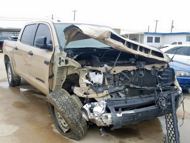 5TFDW5F18JX705750 - 2018 TOYOTA TUNDRA CRE BEIGE photo 1