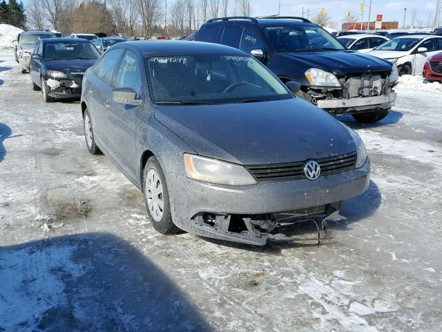 3VW1K7AJ5BM085736 - 2011 VOLKSWAGEN JETTA BASE GRAY photo 1