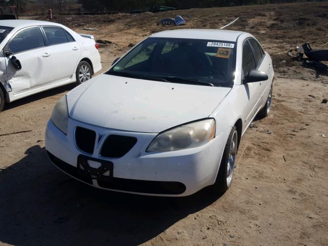 1G2ZF58B274152815 - 2007 PONTIAC G6 VALUE L WHITE photo 2