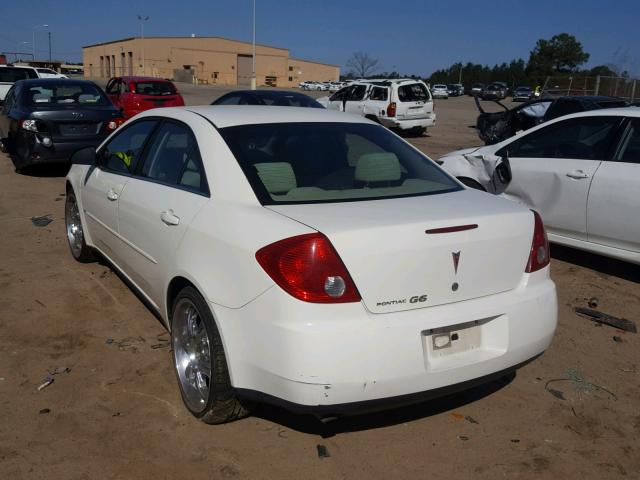 1G2ZF58B274152815 - 2007 PONTIAC G6 VALUE L WHITE photo 3