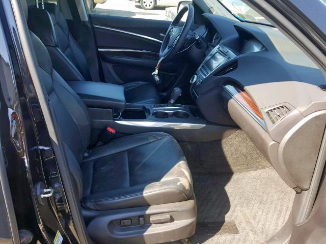 5FRYD4H89FB001715 - 2015 ACURA MDX ADVANC 黑色 照片 5